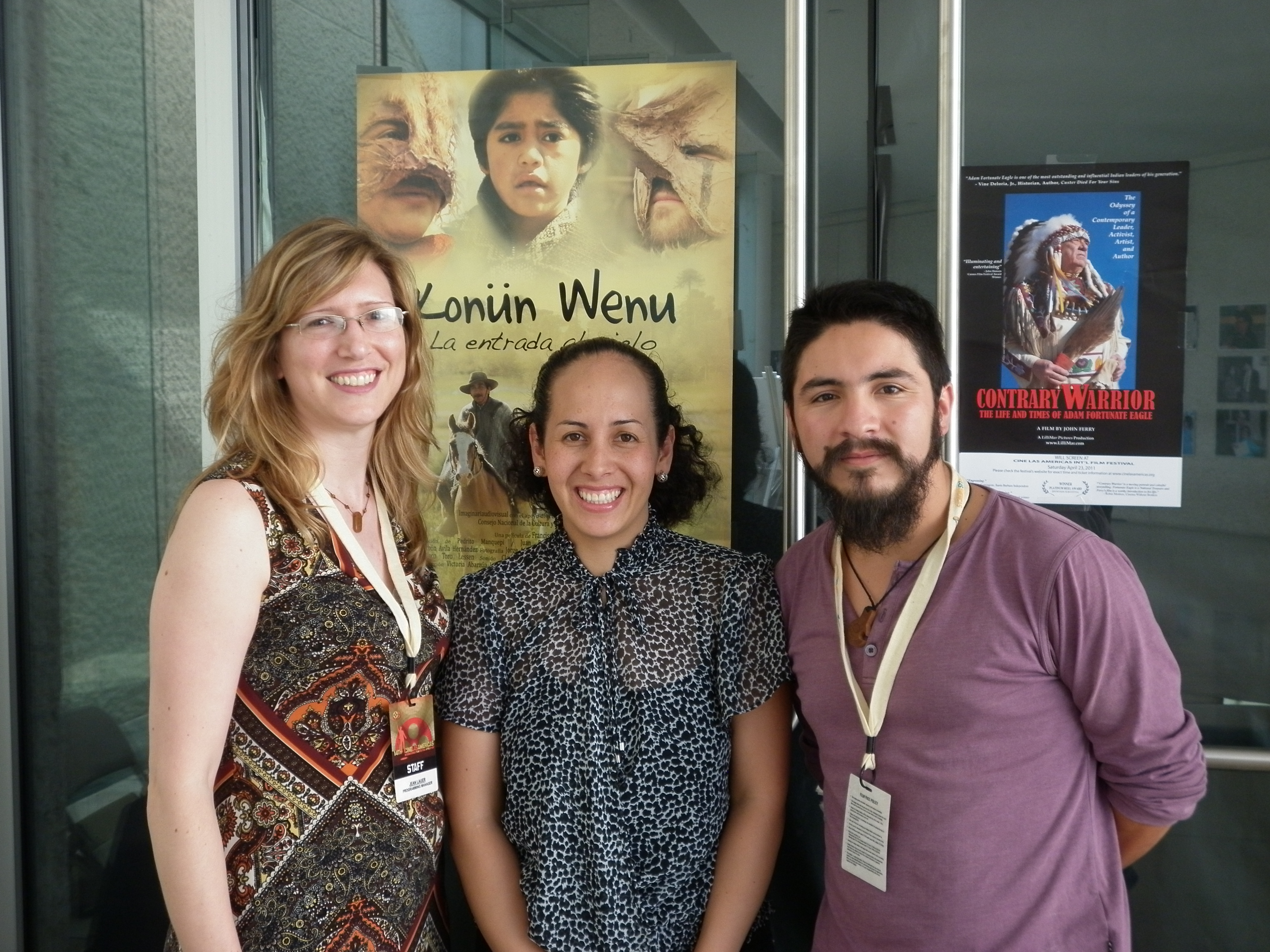 With Jean and the extraordinary filmmaker Francisco Toro at the Casa Las Americas Film Festival, Austin, Texas, USA (2011)
