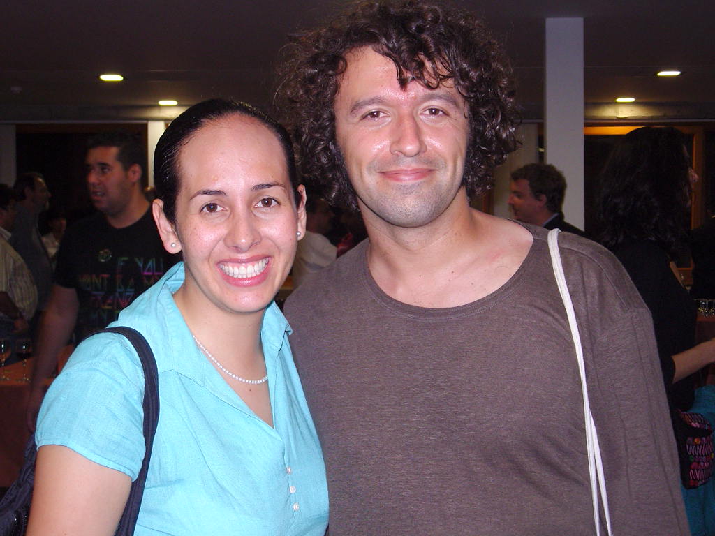 With the filmmaker José Cabrera at the Miradas DOC Film Festival in Spain (2010)
