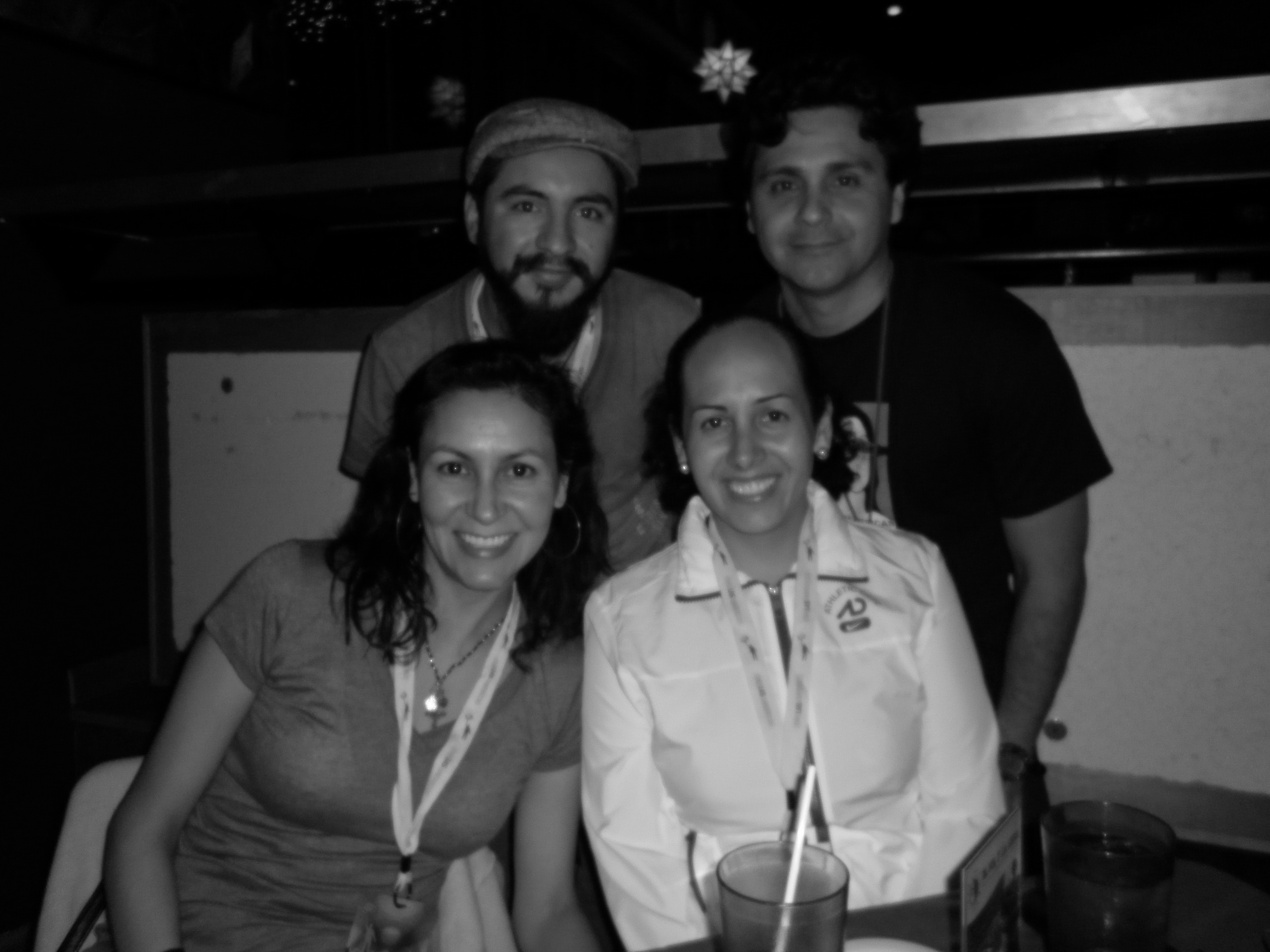 With the filmmakers Carmen Marron, Francisco Toro and David Rogers at Casa Las Americas Film Festival of Austin, Texas, USA (2011)