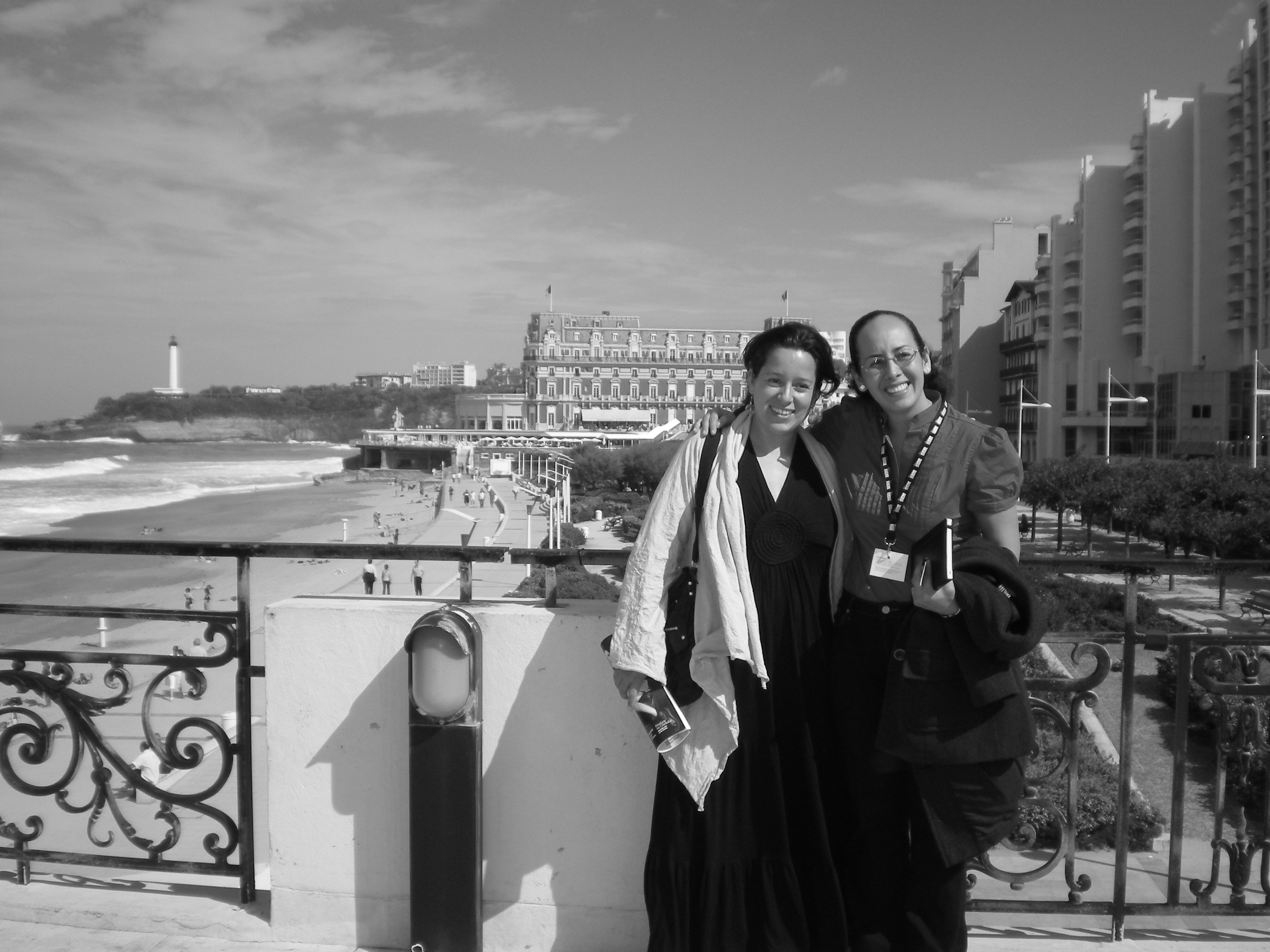 With Layda Negrete from Presunto Culpable, Festival de Biarritz, FRANCE (2010)