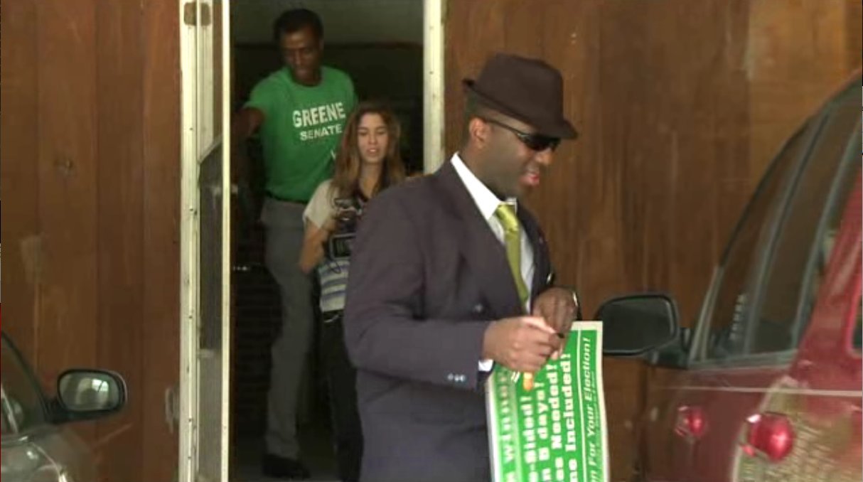 Alvin Greene, Leslie Beaumont and Felipe Farley in Who Is Alvin Greene? (2010)