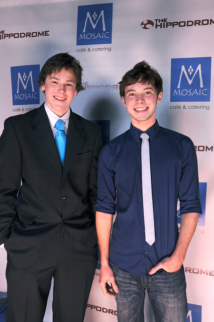 Jacob with Tyler Ross,The Wise Kids premiere, Hippodrome Theatre, Charleston, SC