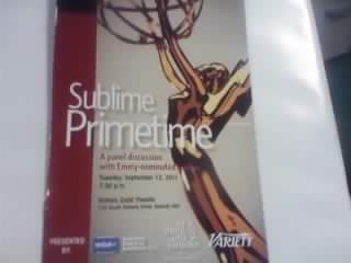 Sublime Primetime panel discussion with Emmy-nominated writers.