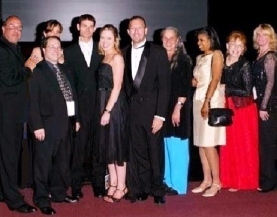 * KENNETH PAULE (Center) - 8th PRISM AWARDS Production Staff, The Hollywood Palladium, Hollywood, CA, April 2004