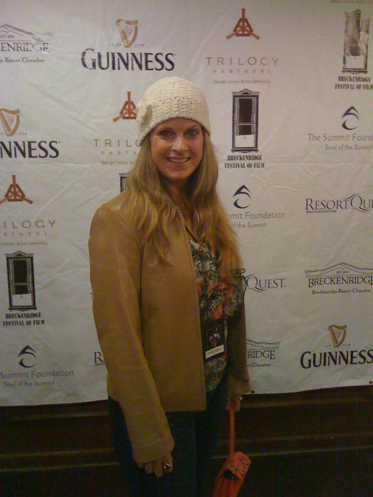 On the Red Carpet at the Breckenridge Festival of Film for the world premiere of Driving By Braille in June 2011.