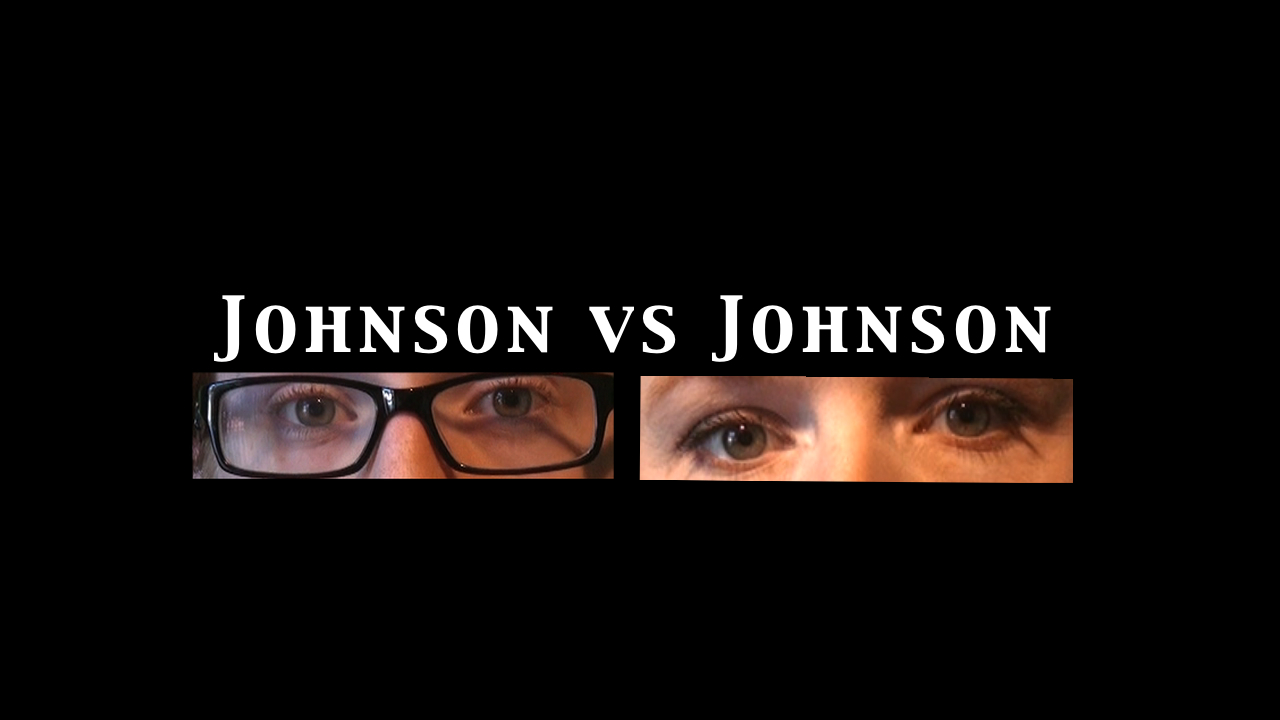 Poster for entertainment review Webseries 'Johnson vs Johnson' 2014