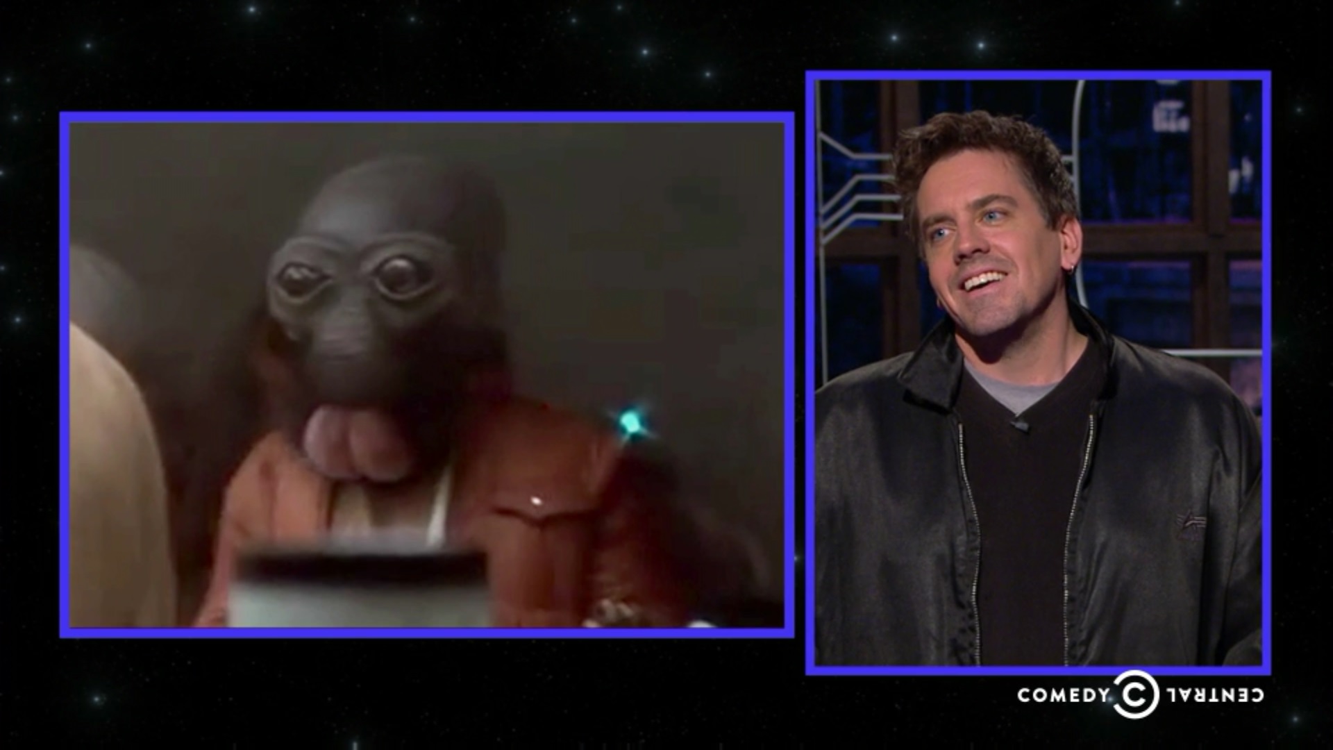 Jesse Joyce roasts Star Wars on @midnight with Chris Hardwick on Comedy Central
