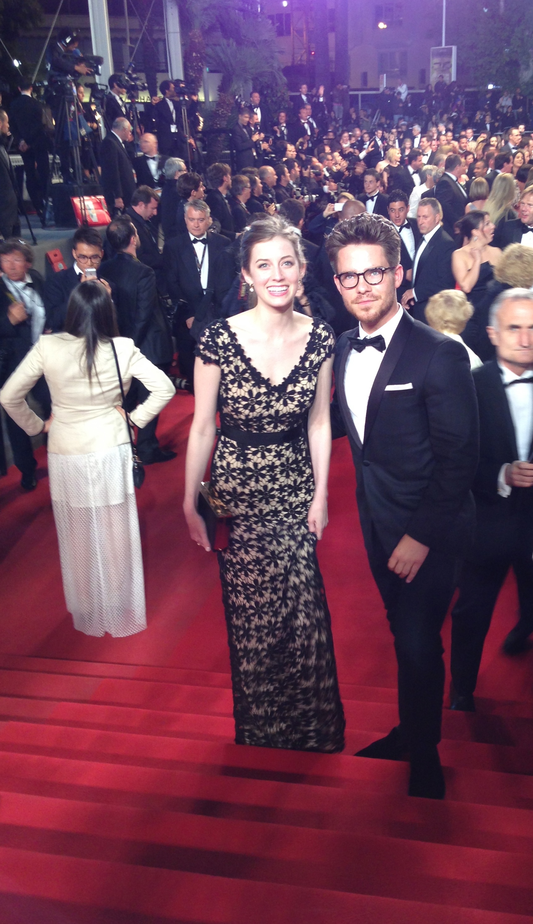 On the 2013 Cannes Film Festival red carpet