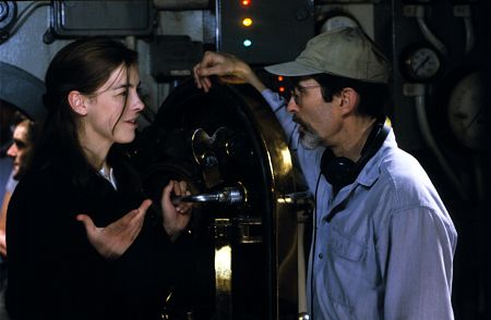 David N. Twohy with Olivia Williams, Shepperton Studios, London