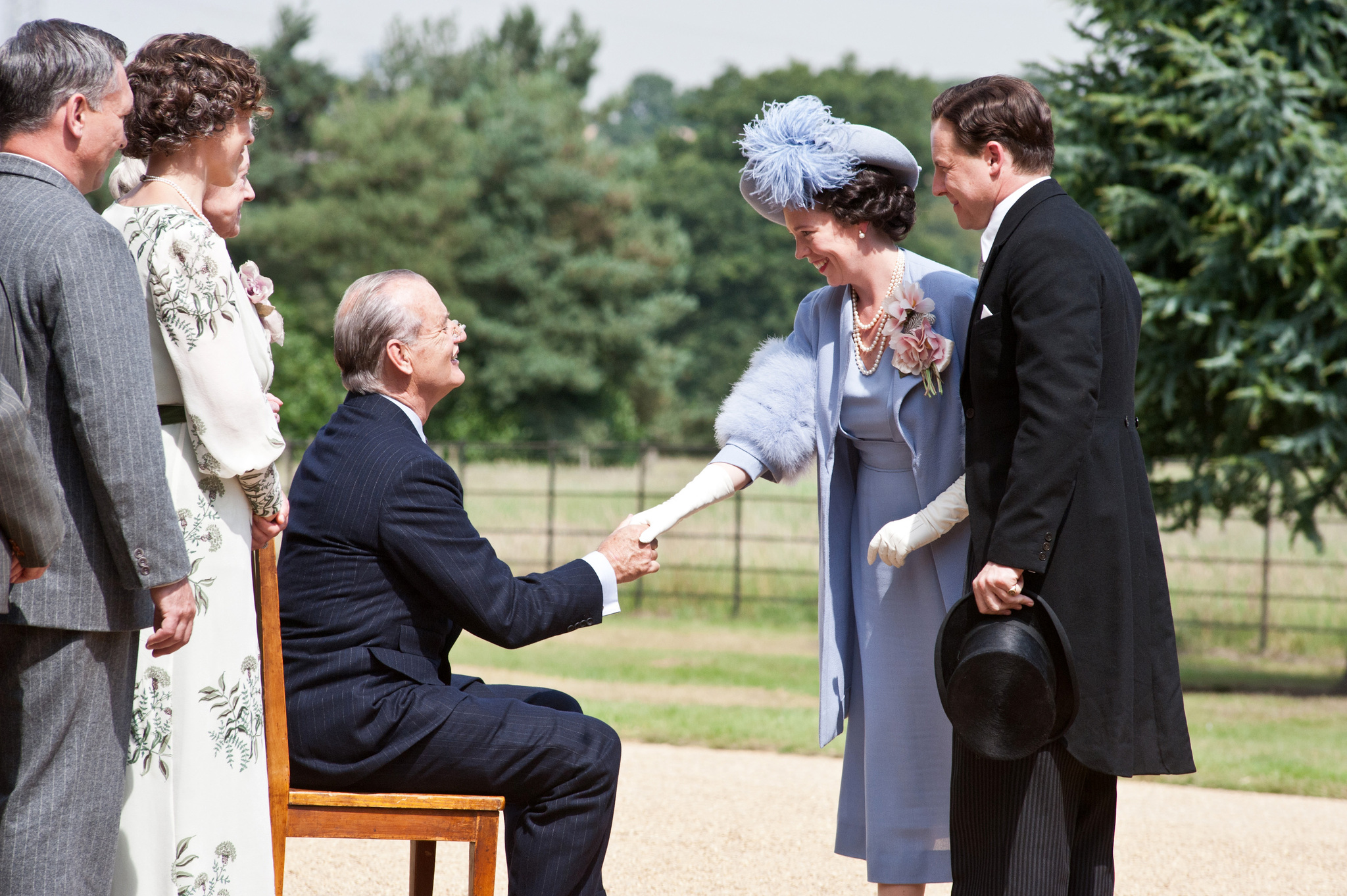 Still of Bill Murray, Samuel West, Olivia Williams and Olivia Colman in Hyde Park on Hudson (2012)