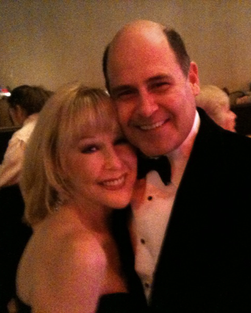 With 'Mad Men' Creator, Matthew Weiner, @ Producers Guild Award Ceremony, 2011.
