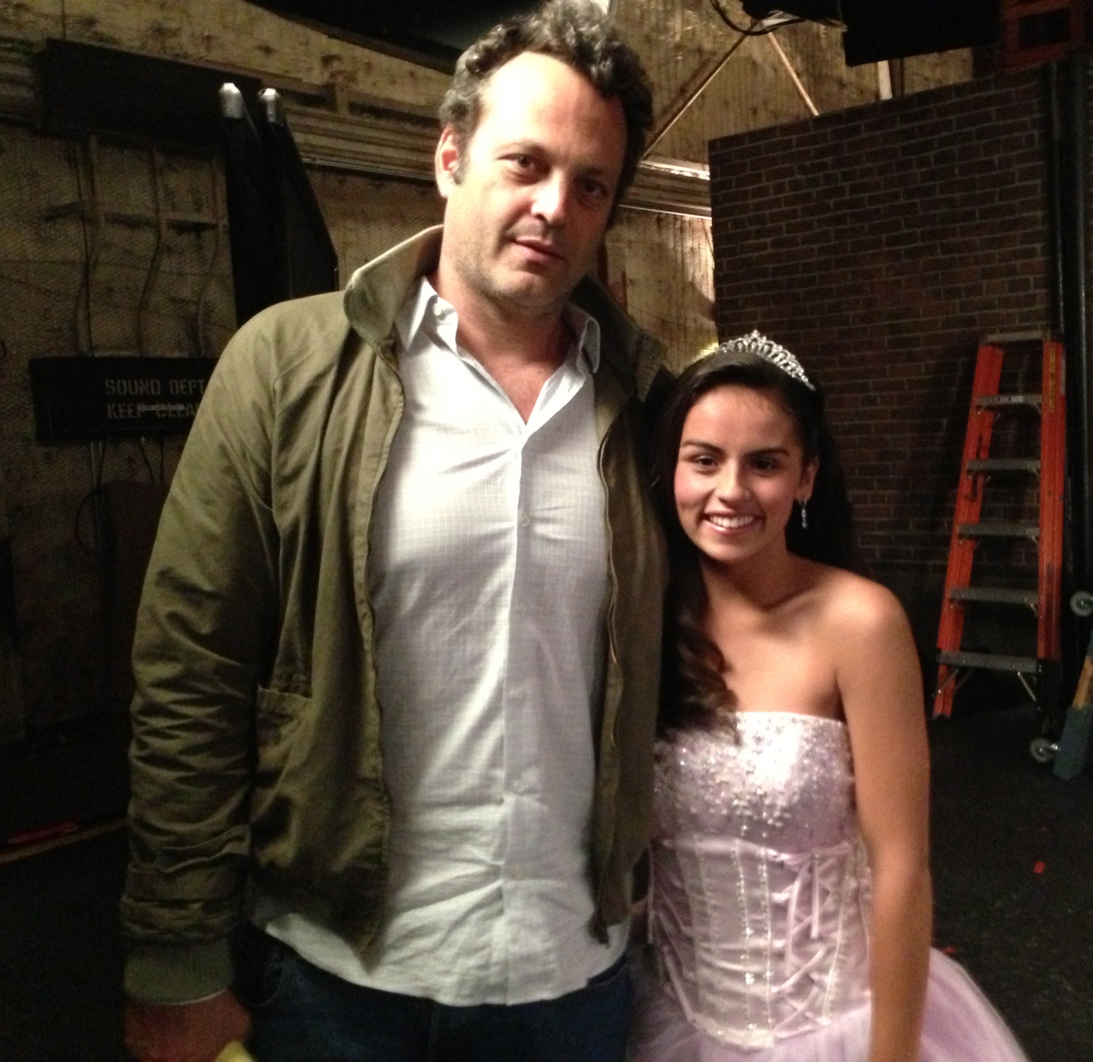 Lexi with Vince Vaughn