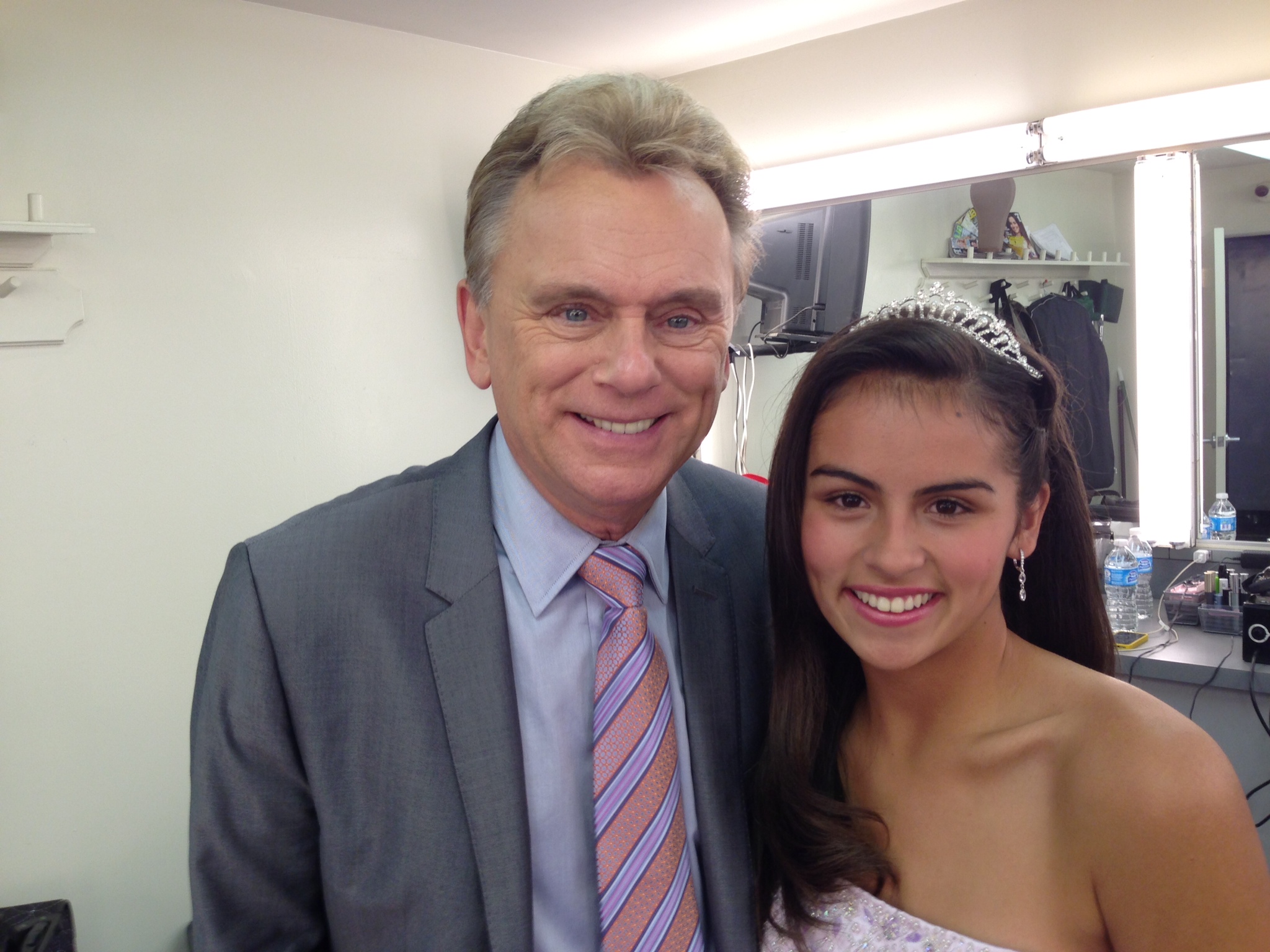 Lexi with Pat Sajak