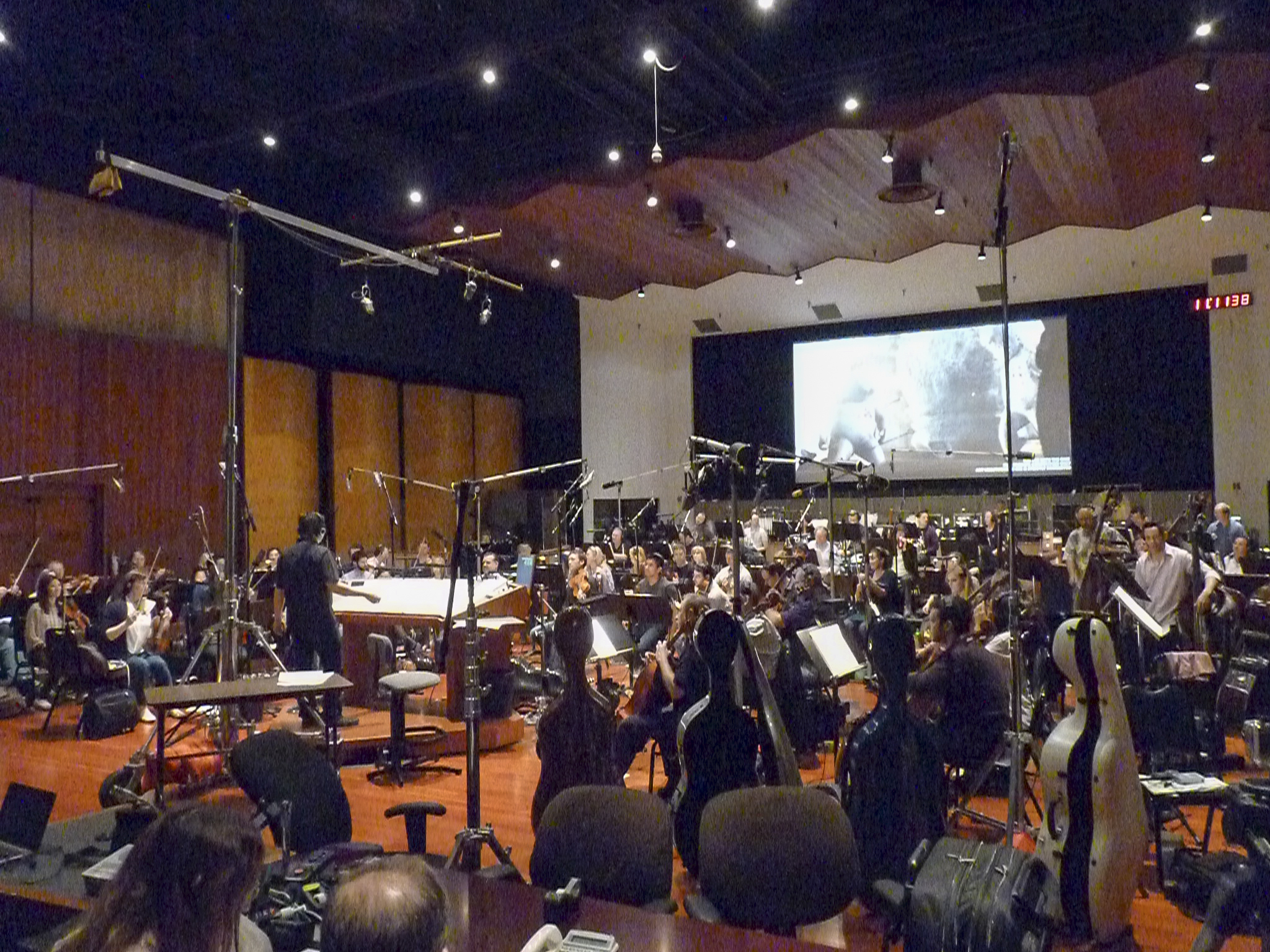 Jeremy Tisser and the Hollywood Studio Symphony @ Warner Bros Eastwood Scoring Stage. February 2014