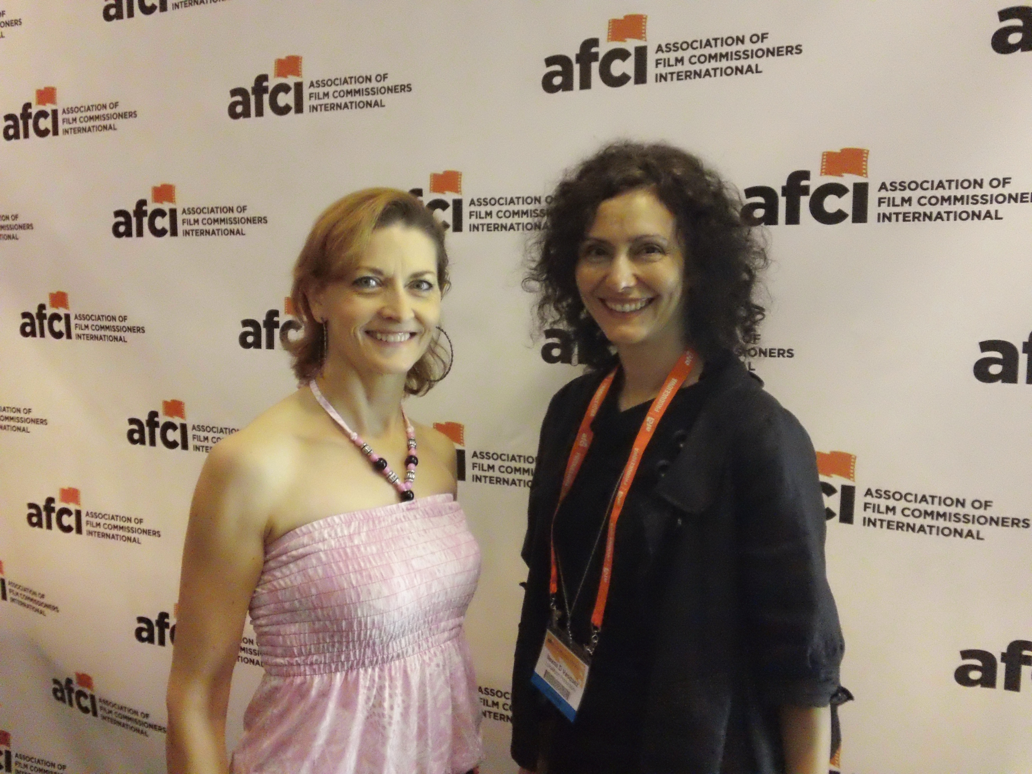 Ileana D Vasquez & Azucena de la Fuente at the 2014 AFCI Conference