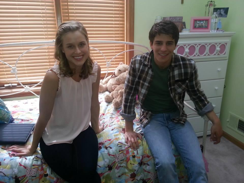Still of Michael Grant and Lily Anne Harrison