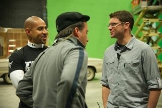 On the set of The Iceman