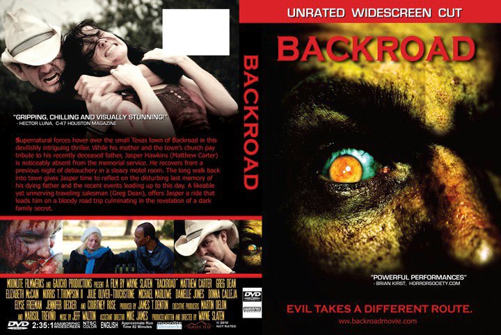 BACKROAD DVD case artwork.