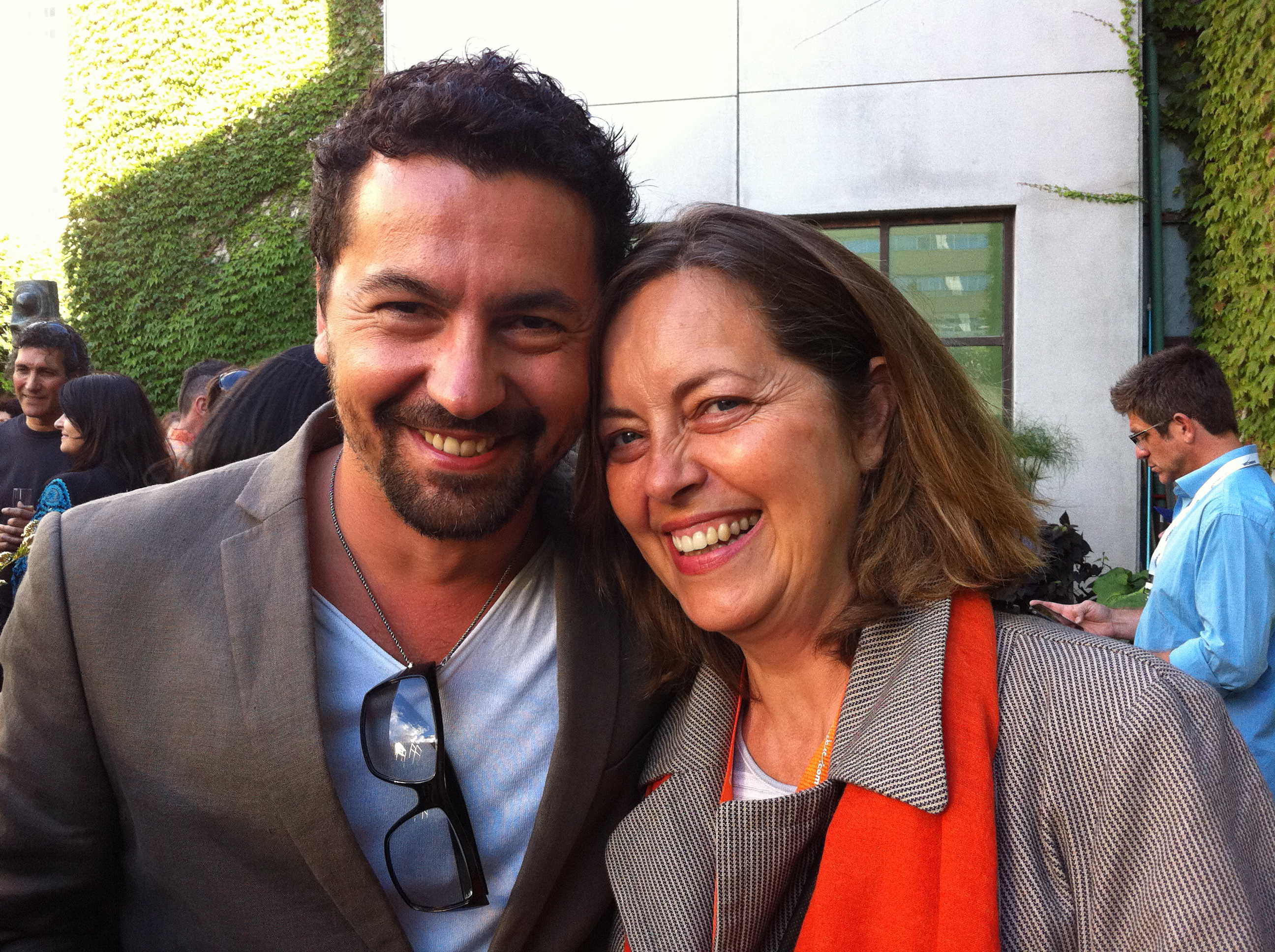 with Greta Scacchi (head of jury in Montreal World Film Festival 2012)