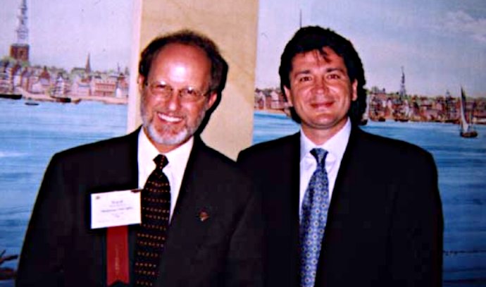President of AFCI (Association of Film Commissioners International) Ward Emling and AFCI Director Rino Piccolo. Los Angeles 2005
