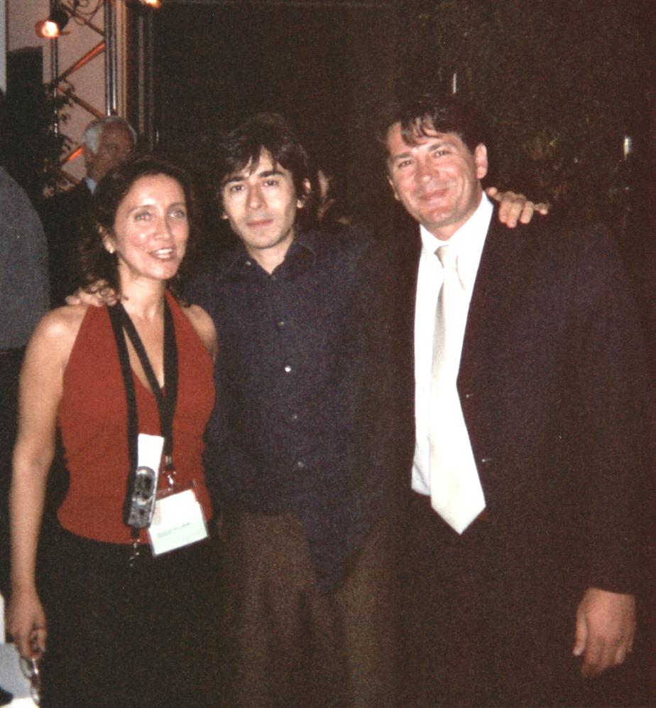 Silvia Scuccimarra, Luigi Lo Cascio and Rino Piccolo. Annecy Film Festival 2004