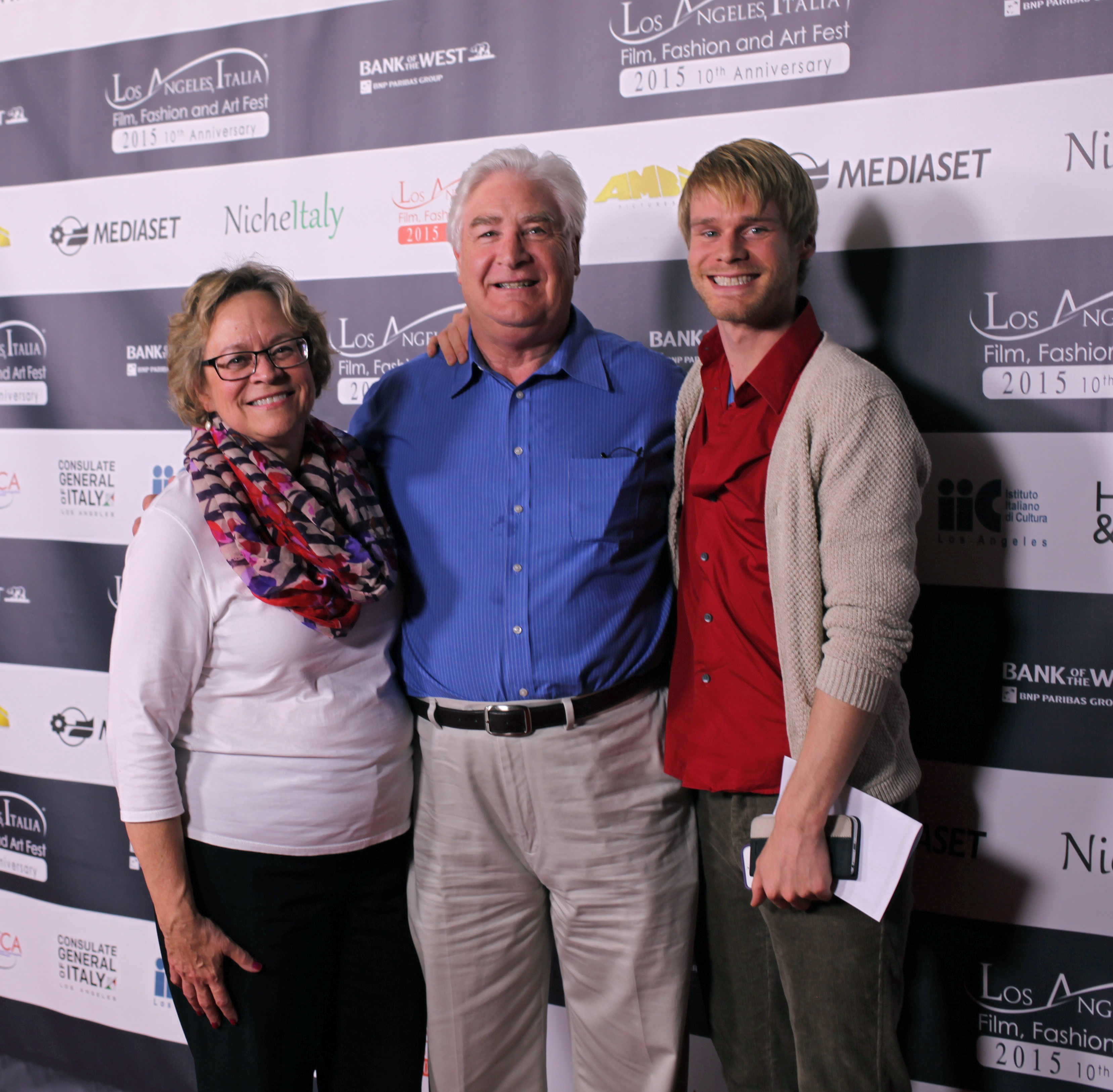 My parents first time on a red carpet!