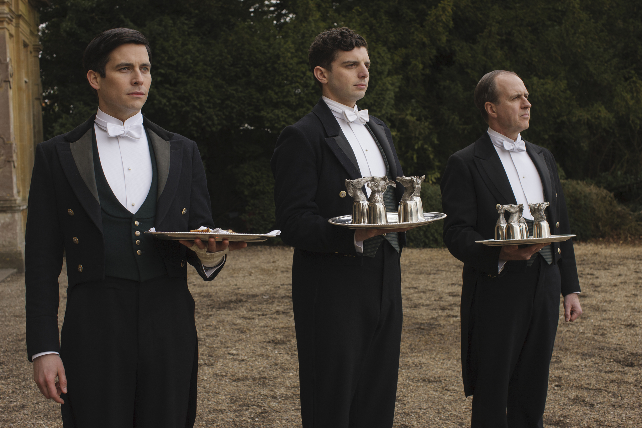 Still of Kevin Doyle, Andy Parker and Michael Fox in Downton Abbey (2010)