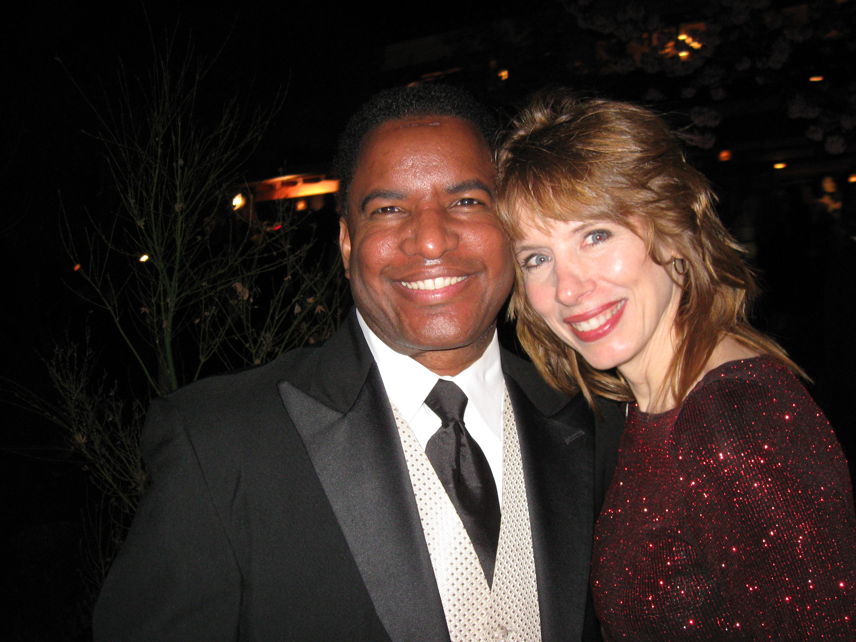 Kirby Britten with Toni Deaver at the pre-Oscar Bash in Beverly Hills, CA.
