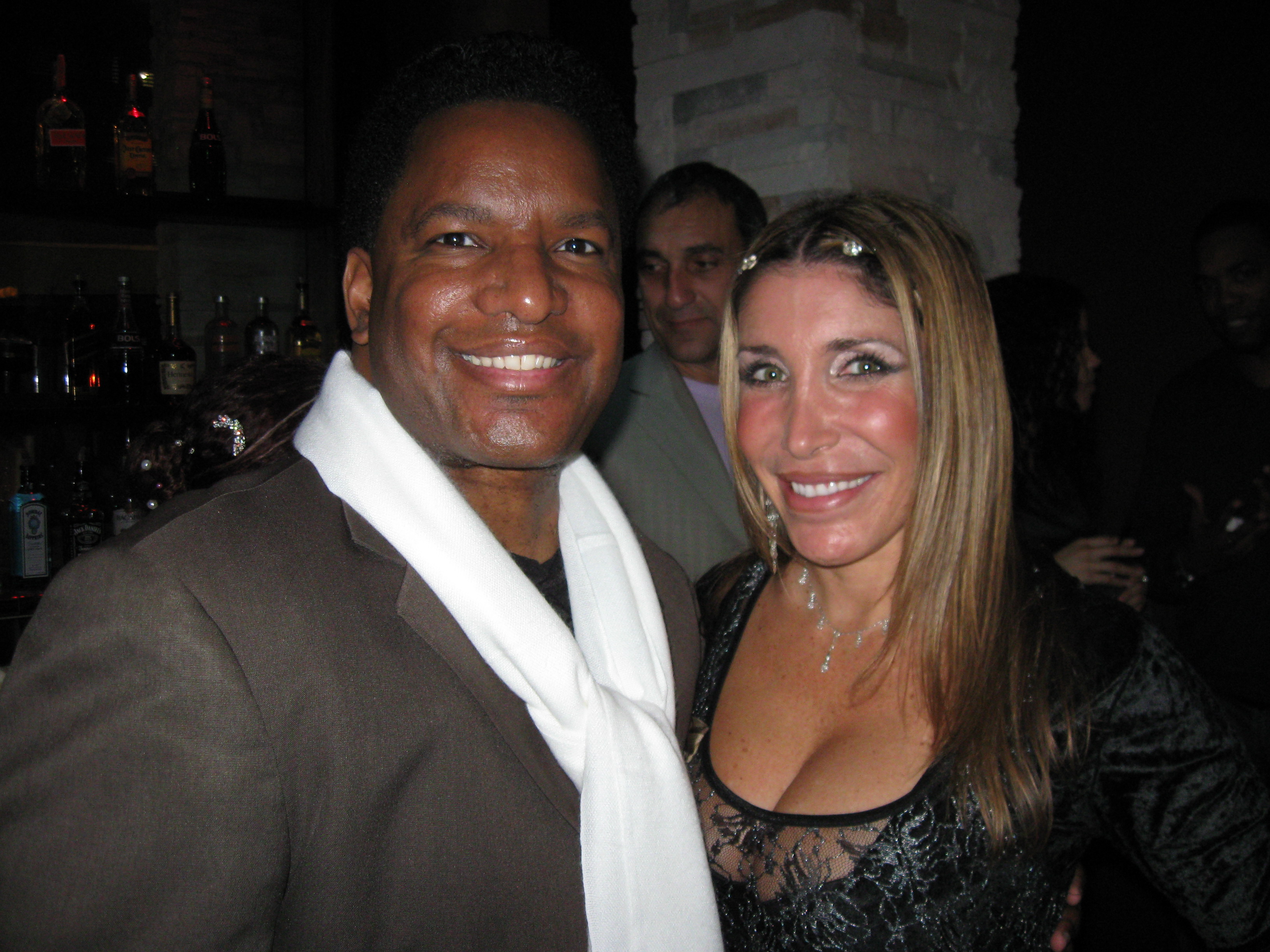 with my friend, Heather S. Michaels at a David Harrison Levi event in Beverly Hills.