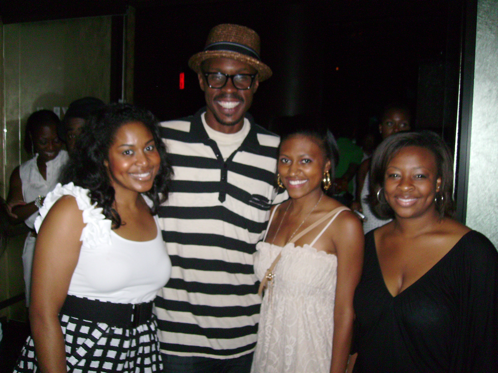 At the American Black Film Festival (ABFF) with the amazing Wood Harris