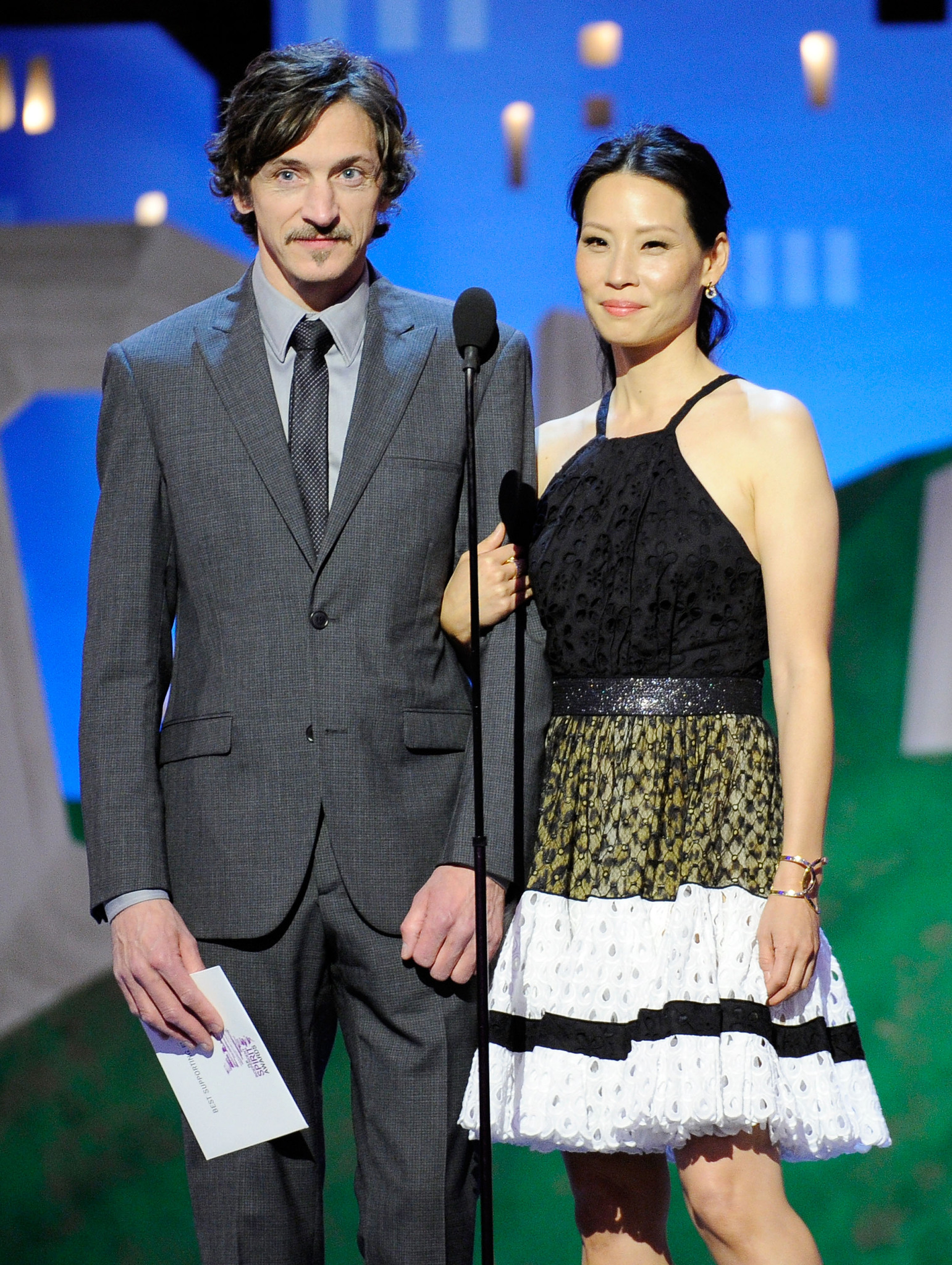 Lucy Liu and John Hawkes