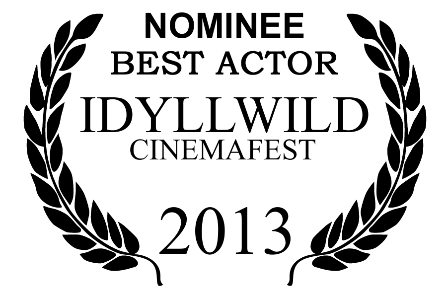 Best Actor Nomination - James Pitt - Idyllwild Cinemafest