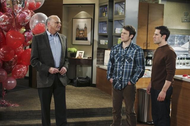 Still of Kurt Fuller, Josh Cooke and Jake Lacy in Better with You (2010)