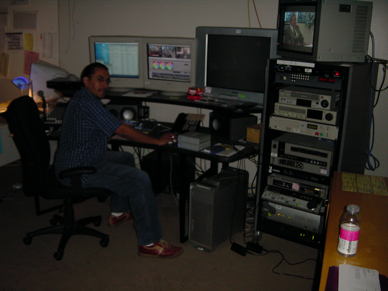 At 20th Century Fox Studio's editing 