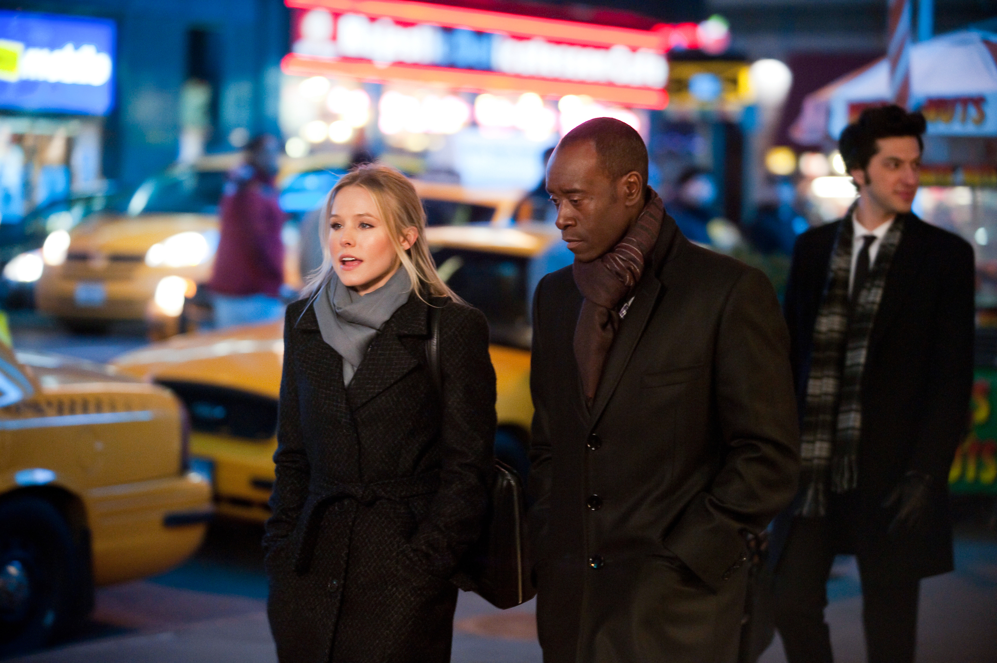 Still of Don Cheadle, Kristen Bell and Ben Schwartz in House of Lies (2012)