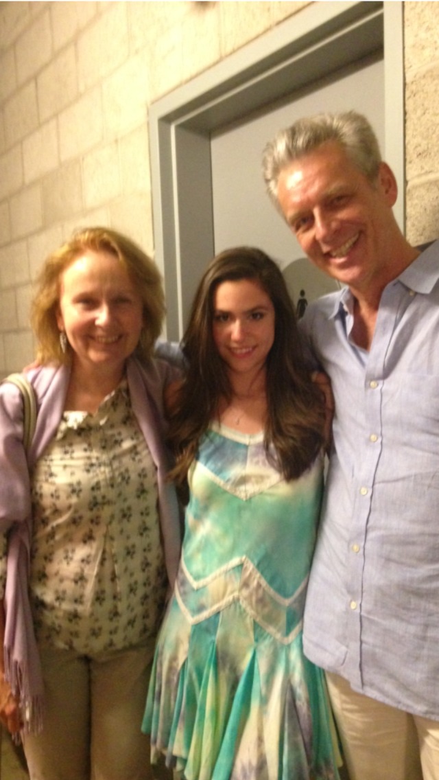 Kate Burton, Savannah Lathem & Director Michael Ritchie at closing night of different words for the same thing at the Kirk Douglas Theater. Savannah as Sylvie in 