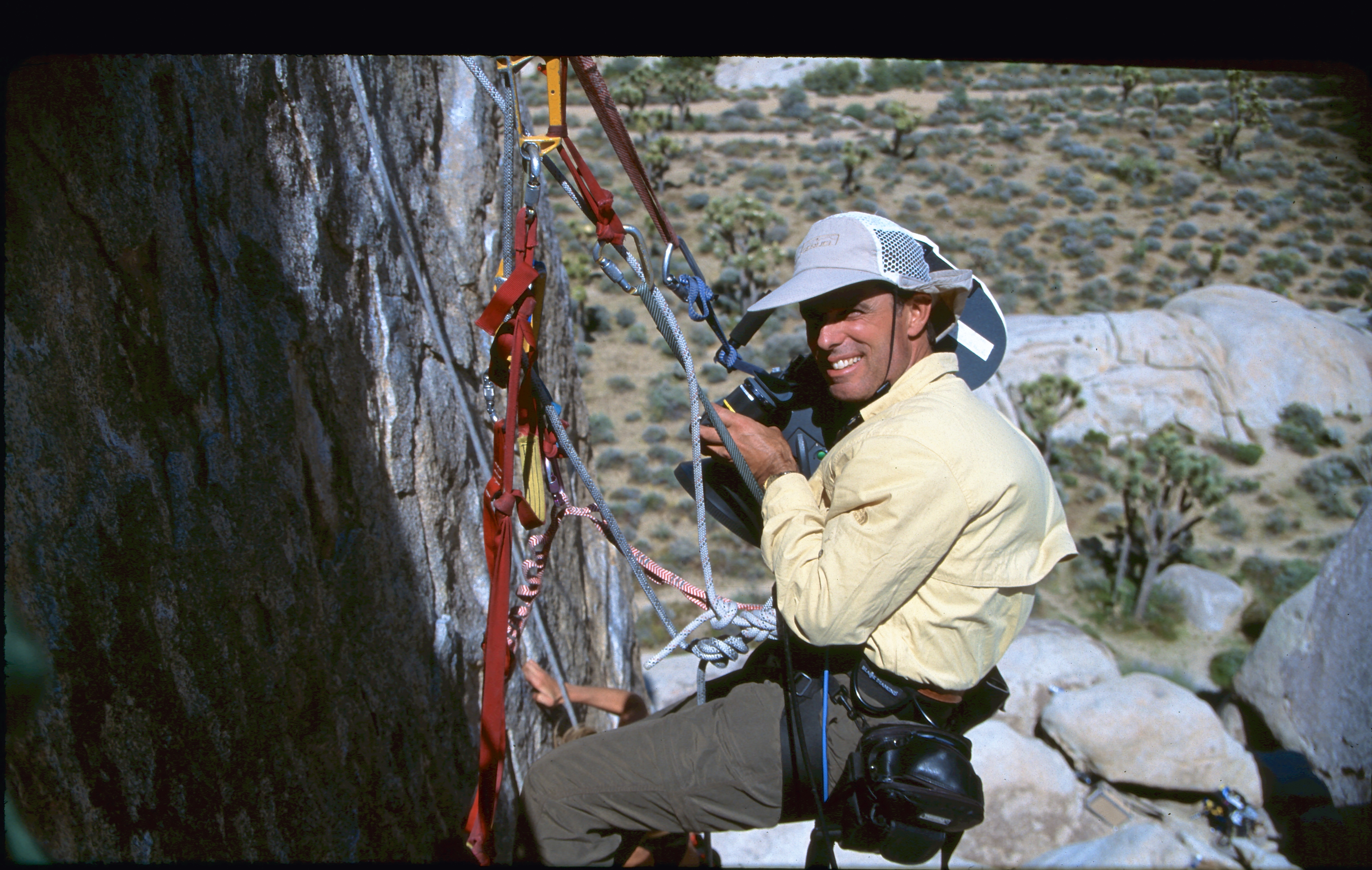 I took Rock Climbing classes in college and with a little help I love being in very cool spots. I have no fear of heights.