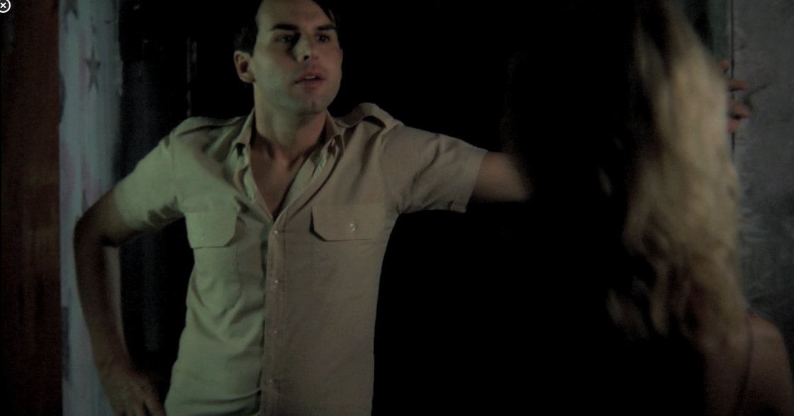 Andy Leonard and Liliya May in 'Something of Vengeance'