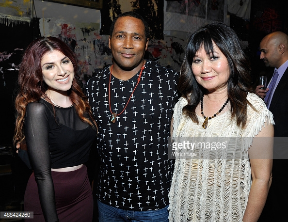Alexa Ferr, Darius Cottrell and Jennifer Reeves at J Reeves Pre-Emmy Awards Party
