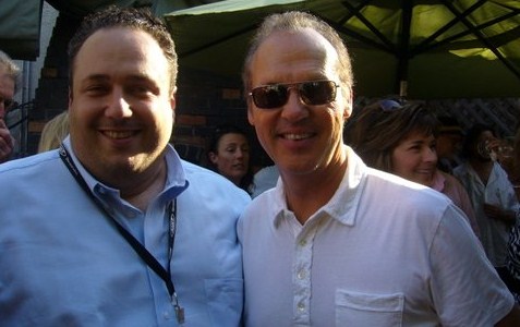 Carmine Famiglietti & Michael Keaton at the 2008 Sonoma Valley Film Festival