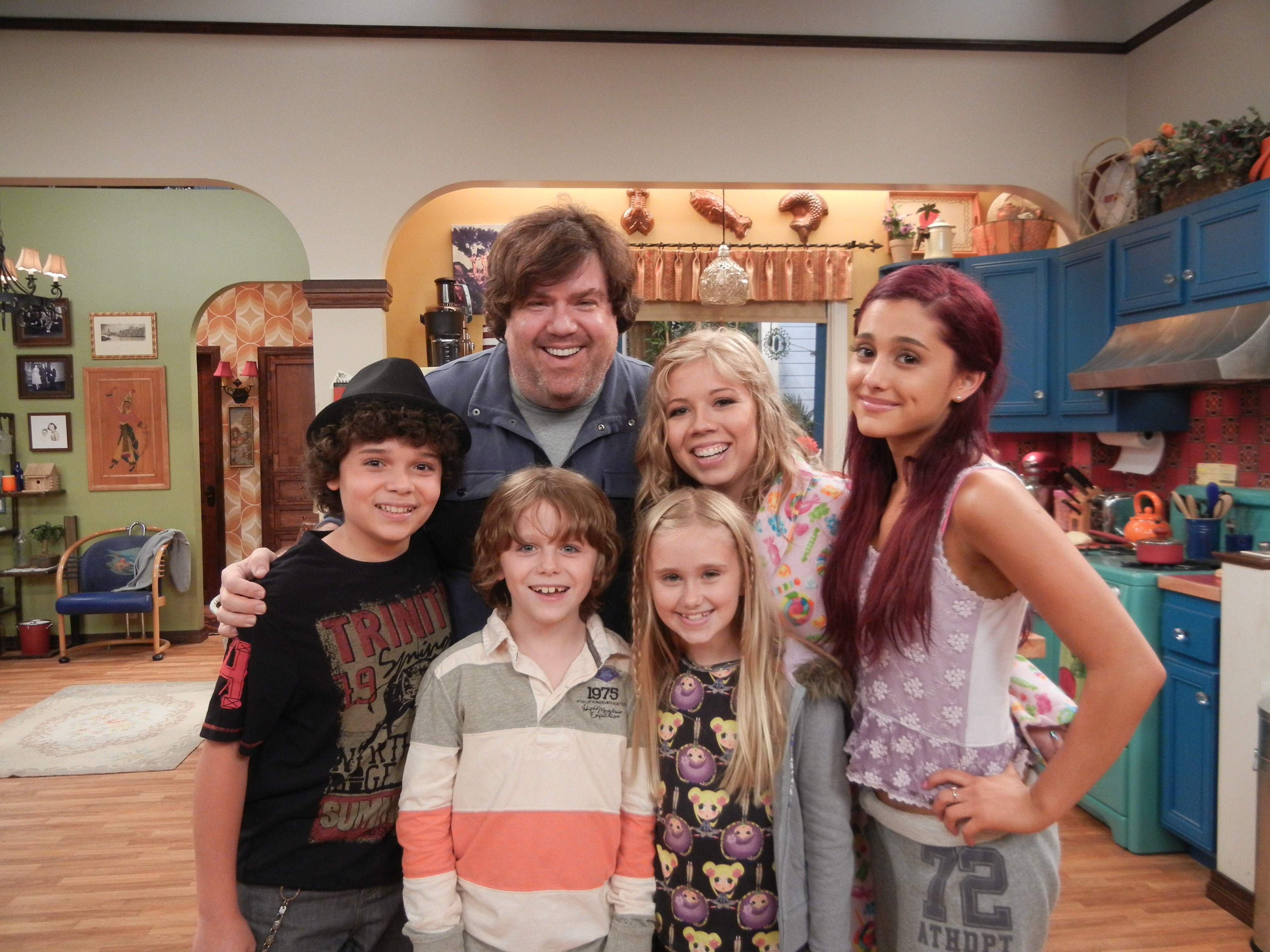 Griffin Kane on the set of Sam & Cat