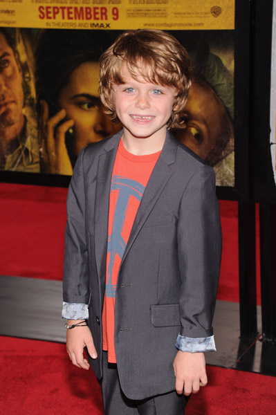 Griffin Kane on the Contagion red carpet, NYC 2011.