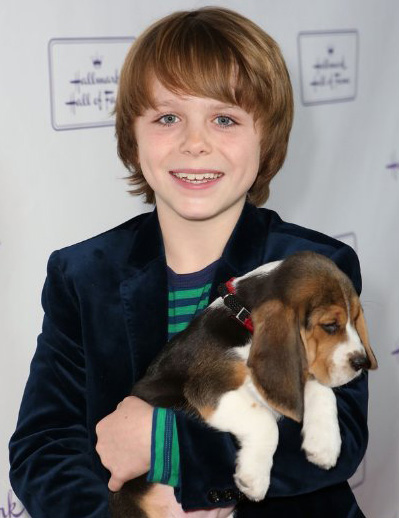 Griffin Kane at the Premiere of One Christmas Eve