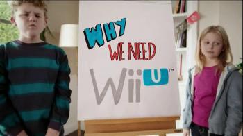 Nintendo WII U Commercial
