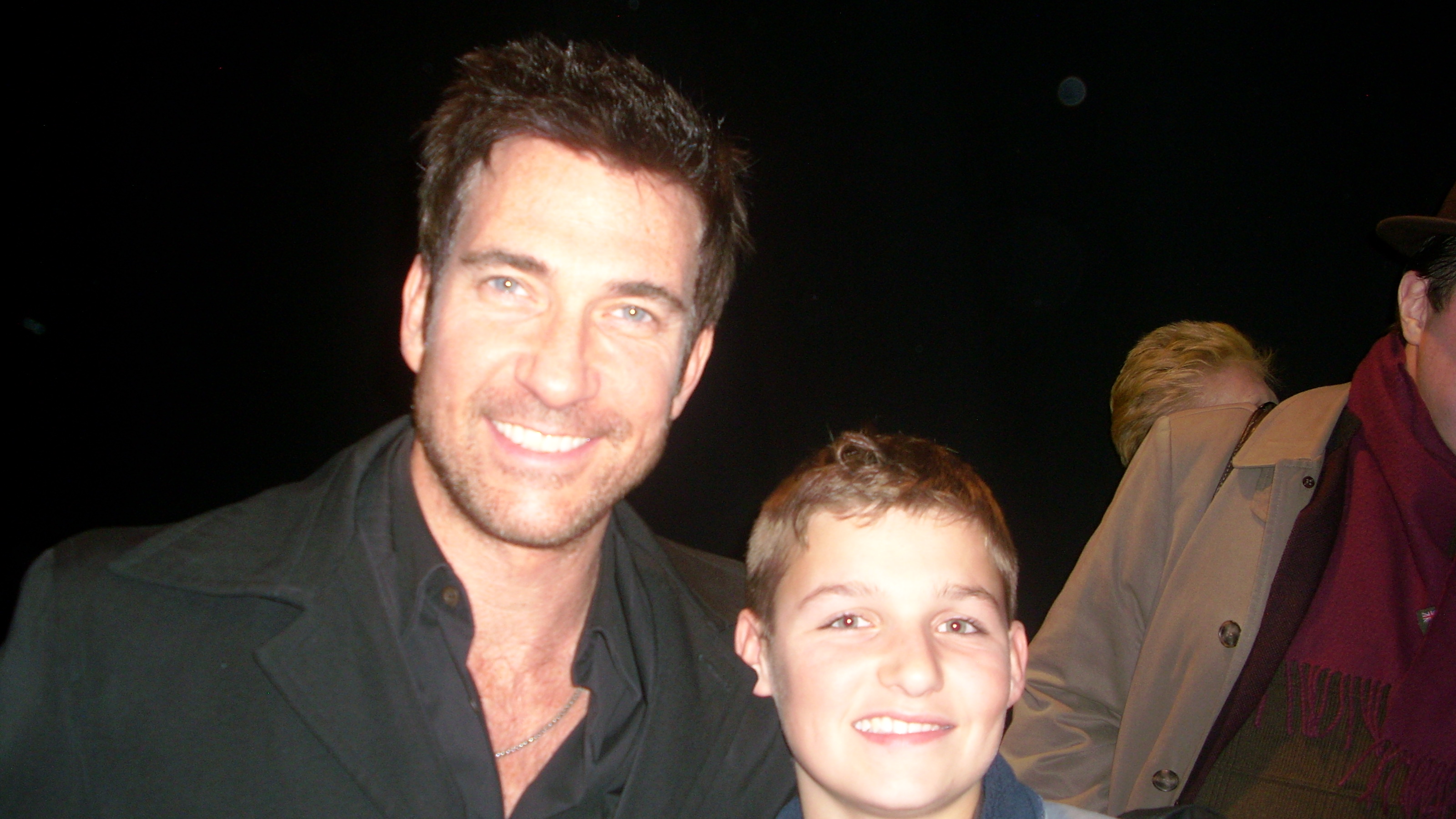 Jack and Dylan McDermott in a staged reading of 