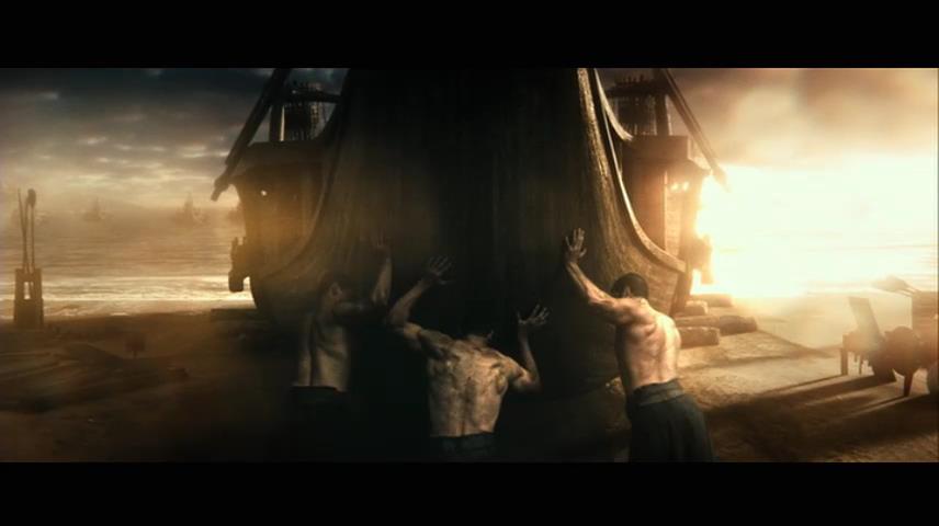 300: Rise of an Empire Scene from movie. Greek Shipwright Jeffrey James Lippold