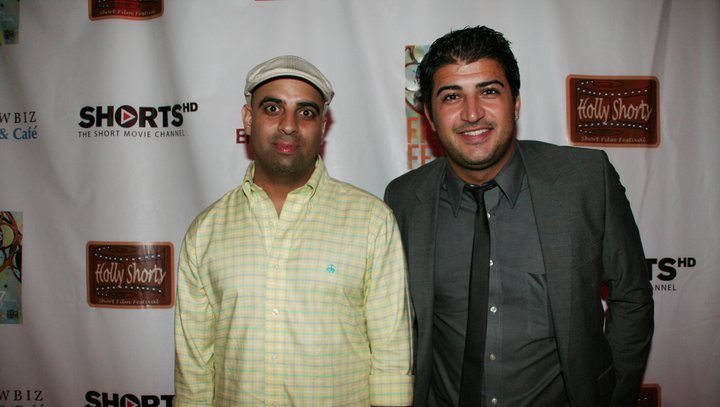 Rez Dahya and Khalid Klein at the Hollyshorts screening of Esha