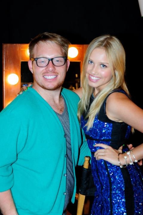 Jeremy Bramer and Gracie Dzienny at an event for the kids choice awards.