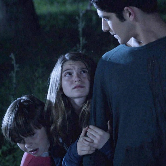 Anton Starkman, Dani Fish, and Tyler Posey in Teen Wolf (2013)