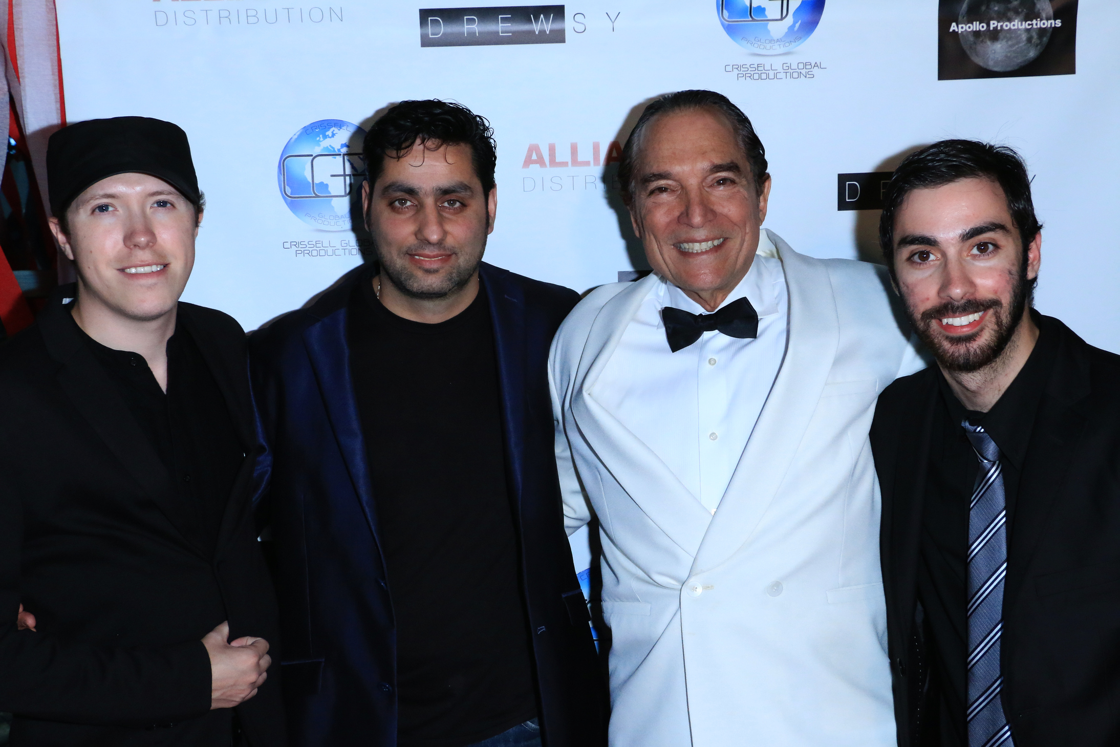 THEO on the red carpet with famous film director TEKIN and his team from Istanbul at the CRISELL INTERNATIONAL FILM FESTIVAL